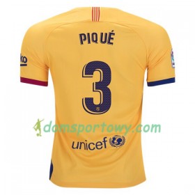 Koszulka FC Barcelona Gerard Pique 3 Wyjazdowe Koszulki Piłkarskie 2019-2020 Krótki Rękaw 